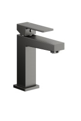 KFA - Batéria Logon umývadlová, stojaca, s výpustou kľuk-klak, PVD gunmetal sivá (5132-815-61)