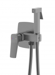 KFA - Batéria Malaga, bidetová, podomietková, nástenná, PVD gun metal grey (4529-512-61)