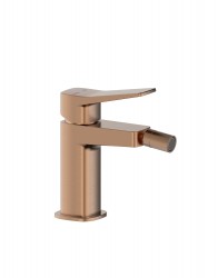 KFA - Batéria Malaga, bidetová, stojaca so spustom klik-klak, PVD brúsené ružové zlato (4527-015-34)