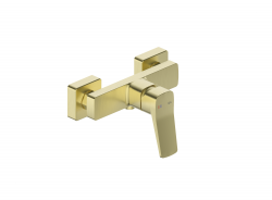 KFA - Batéria Malaga, sprchová, nástenná, PVD brúsené zlato (4526-010-31)