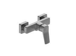 KFA - Batéria Malaga, sprchová, nástenná, PVD gun metal grey (4526-010-61)