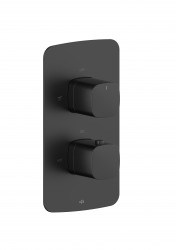 KFA - Batéria Malaga, termostatická, podomietková solo, čierna (5759-001-81)