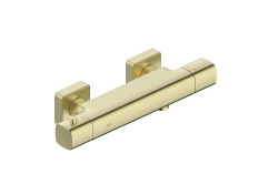 KFA - Batéria Malaga, termostatická, sprchová, nástenná, PVD brúsené zlato (5756-010-31)