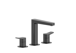 KFA - Batéria Malaga, umývadlová, 3-otvorová, stojaca, čierna (4522-221-81)