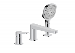 KFA - Batéria Malaga, vaňová, 3-dielna stojaca, chróm (4525-210-00)