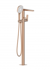 KFA - Batéria Malaga, vaňová, voľne stojaca, PVD brúsené ružové zlato (4525-510-34)