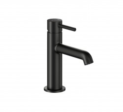 KFA - Batéria Moza mini umývadlová, stojaca, s výpustou kľuk-klak, čierna (5032-835-81)