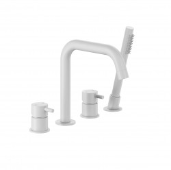 KFA - Batéria Moza vaňová, 4-otvorová, stojaca, biela (5035-210-44)