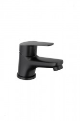 KFA - Batéria umývadlová batéria, stojaca s klik-klak, čierna (5412-815-81)