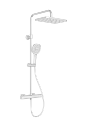 KFA - Dažďová hlavica Malaga s termostatickou sprchou, nástenná, biela (5756-910-44)