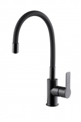 KFA - Drezová batéria RUMBA black s elastickým výtokom čierna (6553-915-81