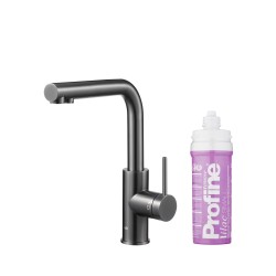 KFA - Duero pure basic, filtrujúca s otočnou výtokovou armatúrou, PVD gunmetal šedá + profine lilac s (6623-915-61)