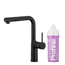 KFA - Duero pure move pull-out bat. kuchynská filtrujúca, čierna + filter profine lilac s (6623-425-81)