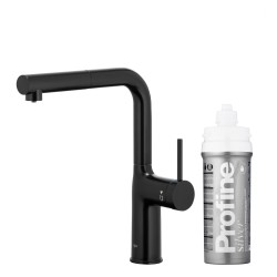 KFA - Duero pure move pull-out bat. kuchynská filtrujúca, čierna + filter profine silver s (6623-424-81)