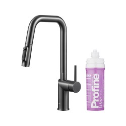 KFA - Duero pure style, filtrujúca, s otočnou výtokovou armatúrou, PVD gunmetal šedá + profine lilac s (6623-315-61)