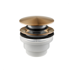 KFA - Klik-klak univerzálny, okrúhly, brúsené ružové zlato (660-310-34)