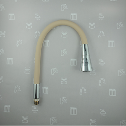 KFA - Kompletný odvod pre batériu Rumba Duo, chróm - béžová (835-661-51)