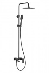 KFA - LOGON sprchový set s otočnou hubicou, čierna (5136-915-81)