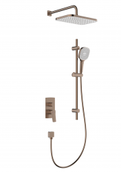 KFA - Malaga sprchový set, podomietkový s posuvným držiakom, PVD brushed rose gold (4529-301-34)