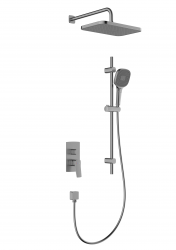 KFA - Malaga sprchový set, podomietkový s posuvným držiakom, PVD gun metal grey (4529-301-61)