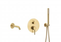 KFA - MOZA podomietková vaňová batéria, brúsené zlato (5039-401-31)