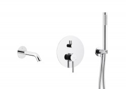 KFA - MOZA podomietkový vaňový set, chróm (5039-401-00)