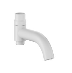 KFA - Odvod vody vaňový Moza pre sprchovú batériu, termostatickú s dažďovou hlavicou, biela (835-670-44)