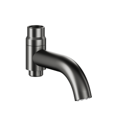 KFA - Odvod vody vaňový Moza pre sprchovú batériu, termostatickú s dažďovou hlavicou, PVD gunmetal šedá (835-670-61)