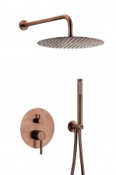 KFA - Set sprchovací podomietkový Moza, brúsené ružové zlato (5039-501-34)
