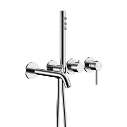 KFA - Set vaňový, podomietkový Moza s batériou 3-otvorovou, 2 funkčné, chróm (5039-411-00)