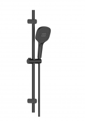 KFA - Sprchová hlavica posuvná Malaga, kompletná, čierna (841-352-81)