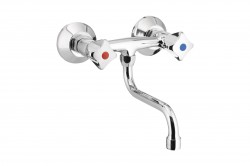 KFA - STANDARD nástenná drezová batéria, chróm (300-410-00)