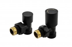 KFA - Súprava radiátorová, rohová Komfort Pro, čierna (758-130-81-BL)