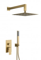 KFA - Súprava sprchová Logon, podomietková, PVD brúsené svetlé zlato (5139-501-39)