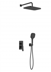 KFA - Súprava sprchová Malaga, podomietková, čierna (4529-501-81)