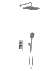 KFA - Súprava sprchová Malaga, podomietková, PVD gun metal grey (4529-501-61)