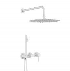 KFA - Súprava sprchová Moza, podomietková s batériou 3-otvorovou, 2 funkčná, biela (5039-511-44)