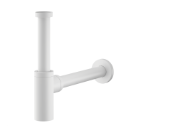 KFA - Výpusť umývadlová, fľašková, okrúhla, biela (600-003-44)