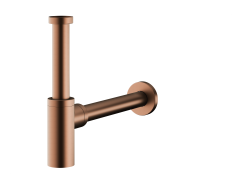 KFA - Výpusť umývadlová, fľašková, okrúhla, PVD brúsené ružové zlato (600-003-34)