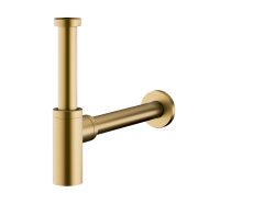 KFA - Výpusť umývadlová, fľašková, okrúhla, PVD brúsené svetlé zlato (600-003-39)