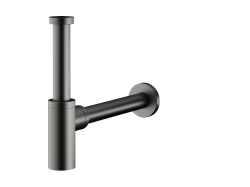 KFA - Výpusť umývadlová, fľašková, okrúhla, PVD gunmetal sivá (600-003-61)