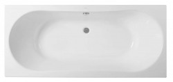 Kielle - Gaia Obdĺžniková vaňa 169x75 cm, biela (11115430)