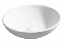 Kielle - Idolio Umývadlo na dosku, priemer 40 cm, biela (30624410)