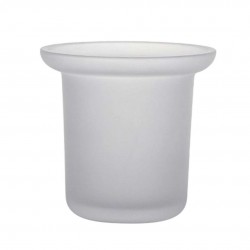 Kielle - Náhradné diely Náhradná nádobka pre WC kefu, matné sklo (90403230)