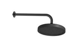 Kielle - Nefia Hlavová sprcha 225, sprchové rameno 350 mm, matná čierna (20127SE14)