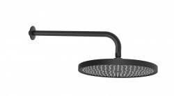 Kielle - Nefia Hlavová sprcha 300, sprchové rameno 350 mm, matná čierna (20127SE4)
