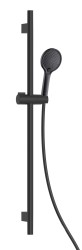 Kielle - Nefia Set sprchovej hlavice EcoSpare, tyče a hadice, matná čierna (20427SE54E)