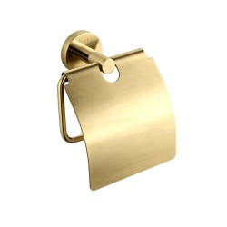 Kielle - Oudee Držiak toaletného papiera s krytom, brushed gold (40402036)