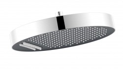 Kielle - Oudee Hlavová sprcha 320, chrom/černá (20102020)