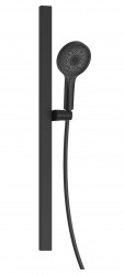 Kielle - Oudee Set sprchovej hlavice, tyče a hadice, matná čierna (20402SE84)
